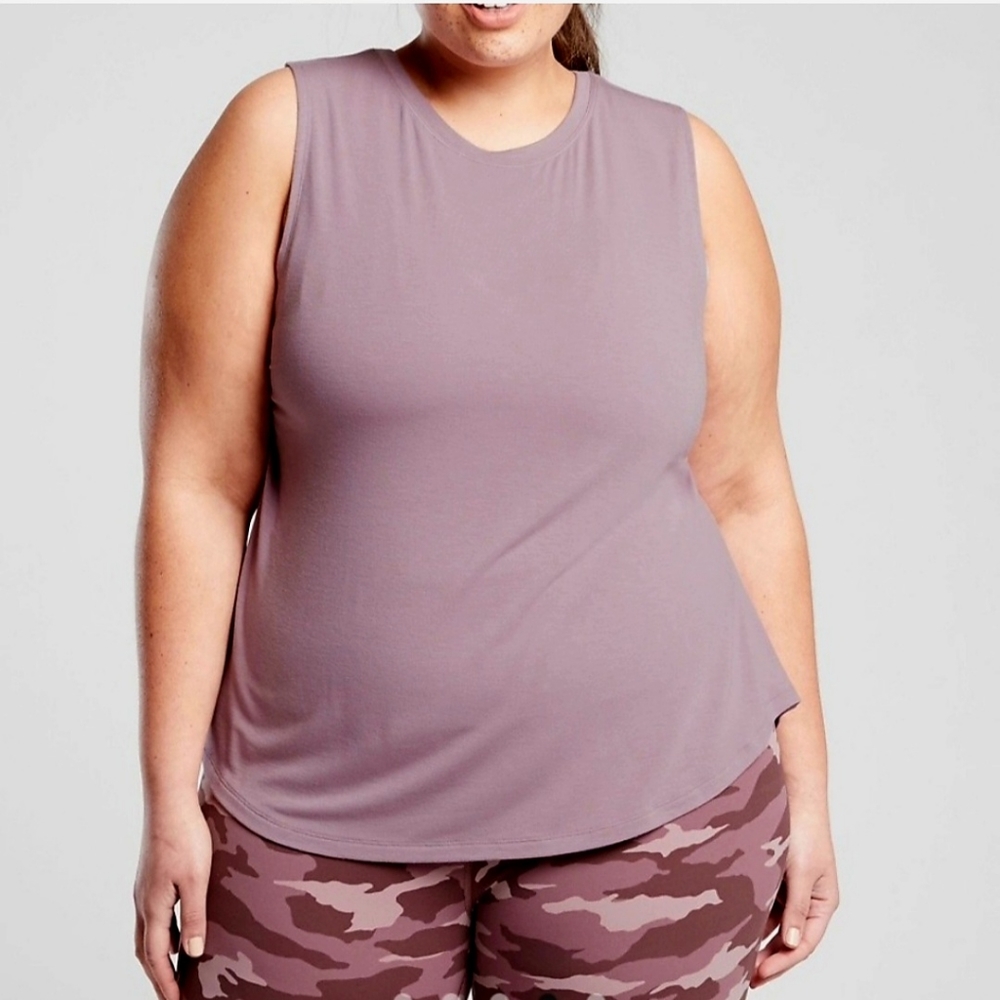 Athleta Cloudlight Muscle Tank Cascadian Violet 2X